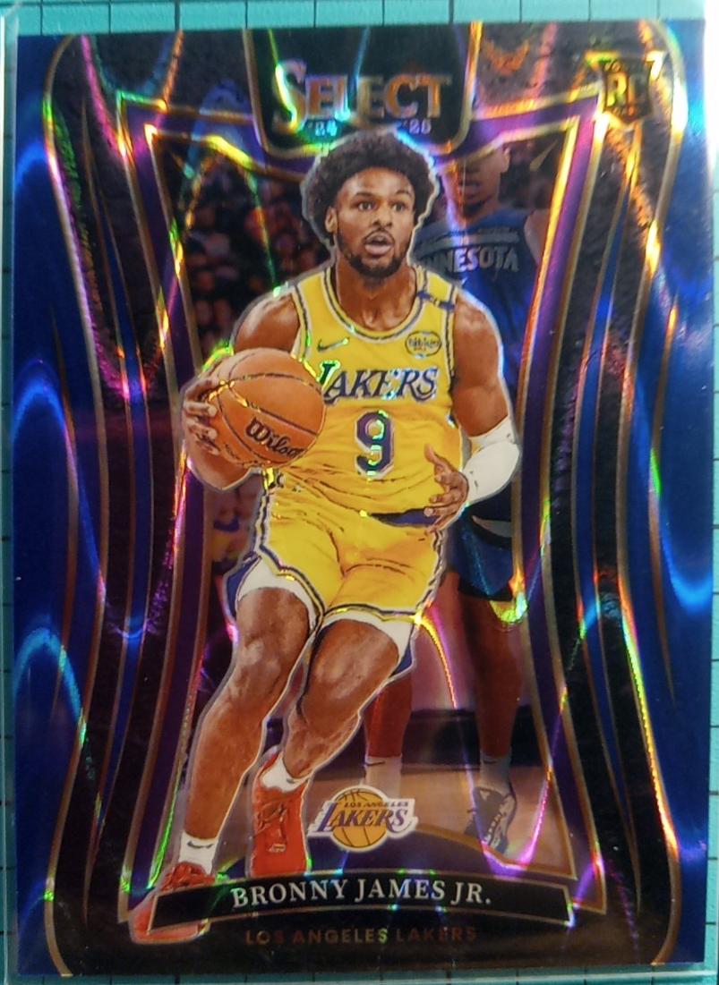 Bronny James Jr. [Blue Tectonic Prizm] #369