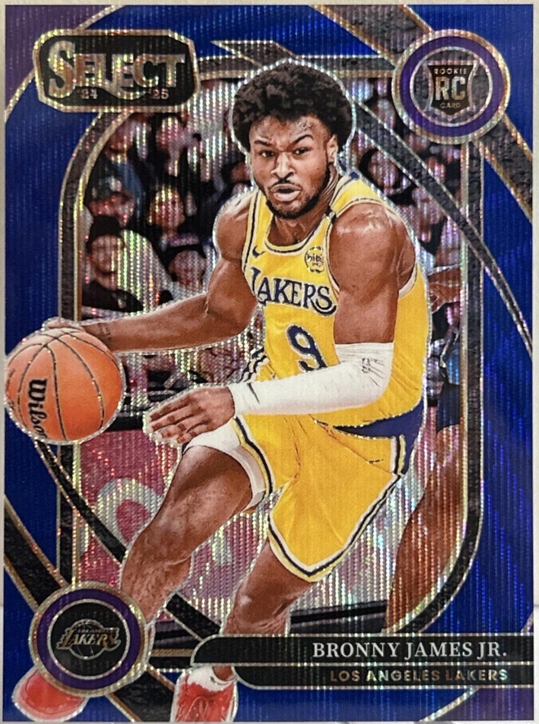 Bronny James Jr. [Blue Wave Prizm] #179