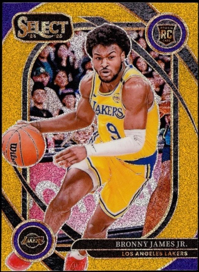Bronny James Jr. [Gold Glitter Prizm] #290