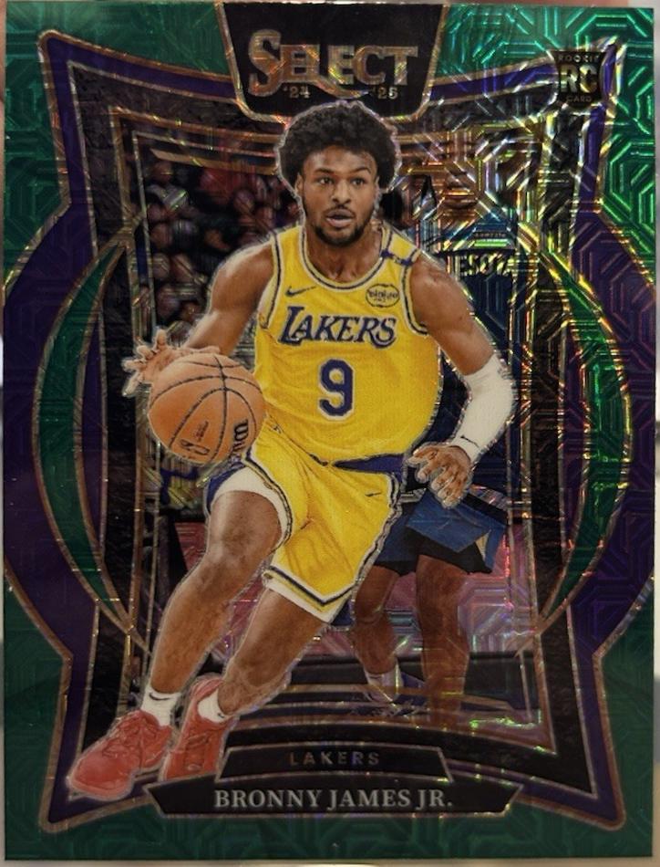 Bronny James Jr. [Green Mojo Prizm] #90