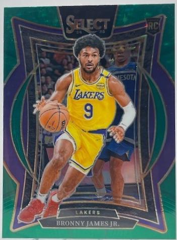 Bronny James Jr. [Green Stars Prizm] #90