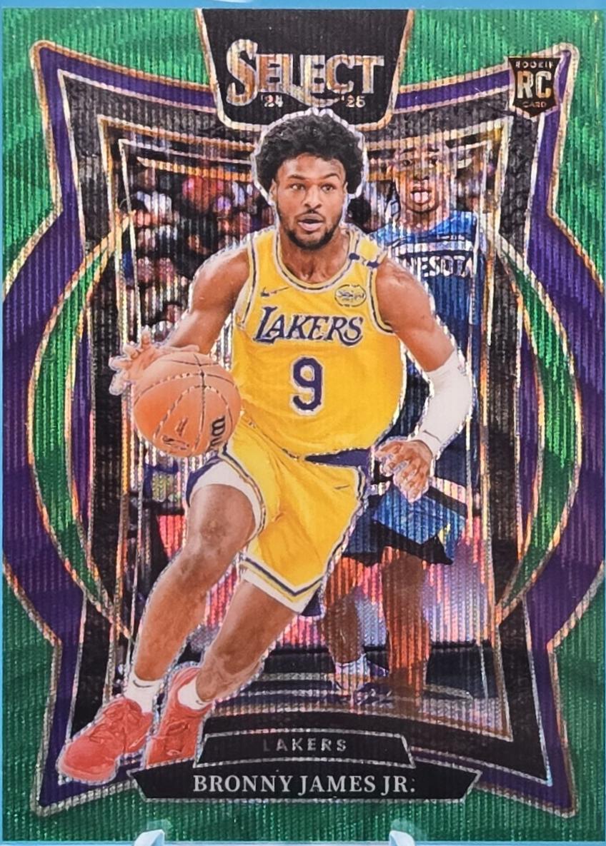 Bronny James Jr. [Green Wave Prizm] #90