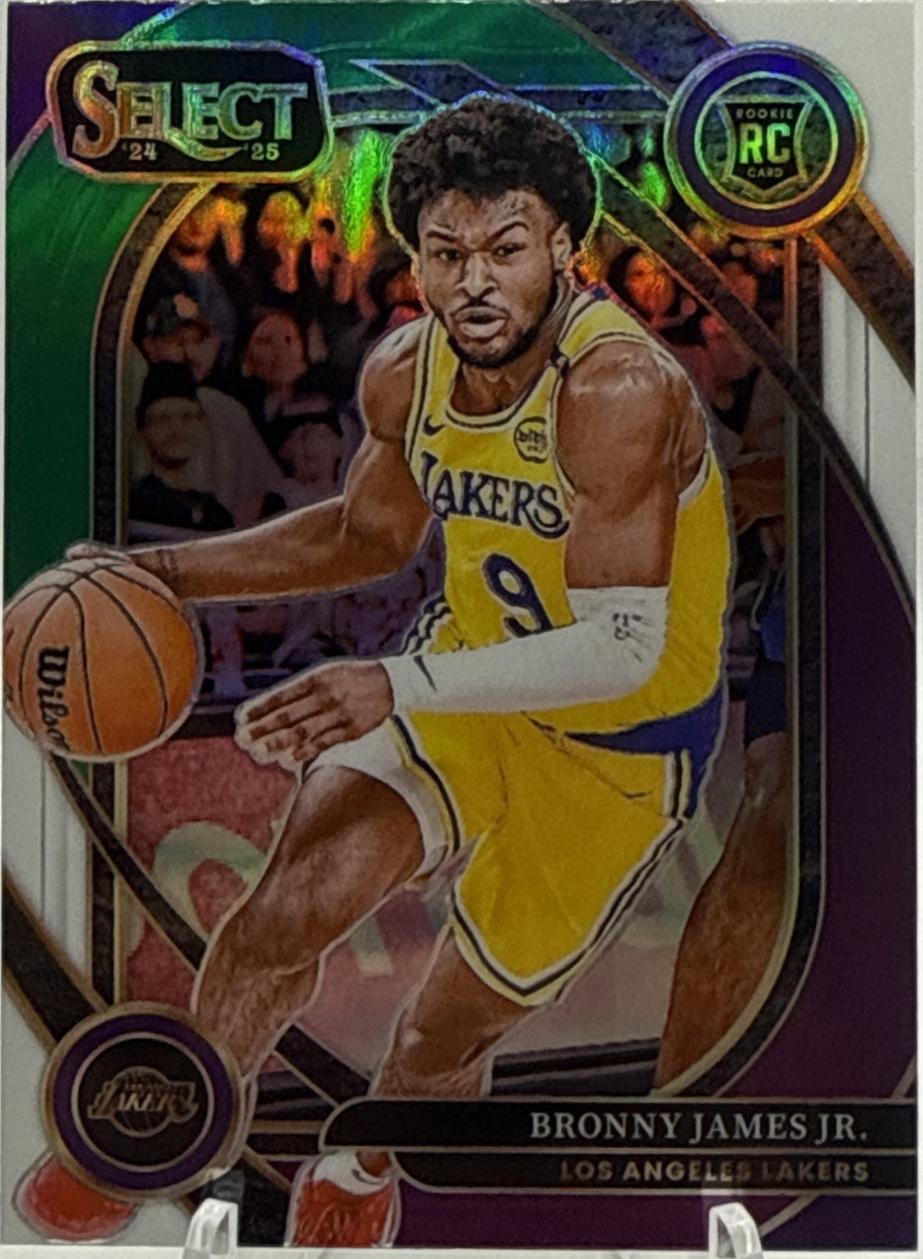 Bronny James Jr. [Green White Purple Prizm] #290