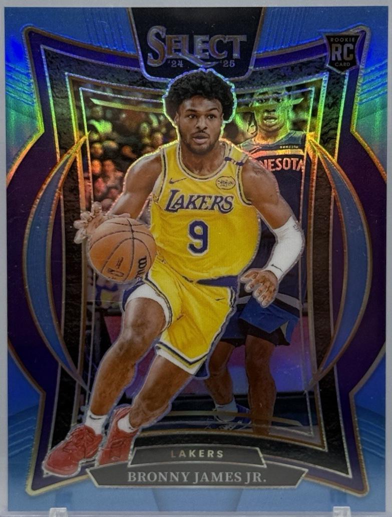 Bronny James Jr. [Light Blue Prizm] #90