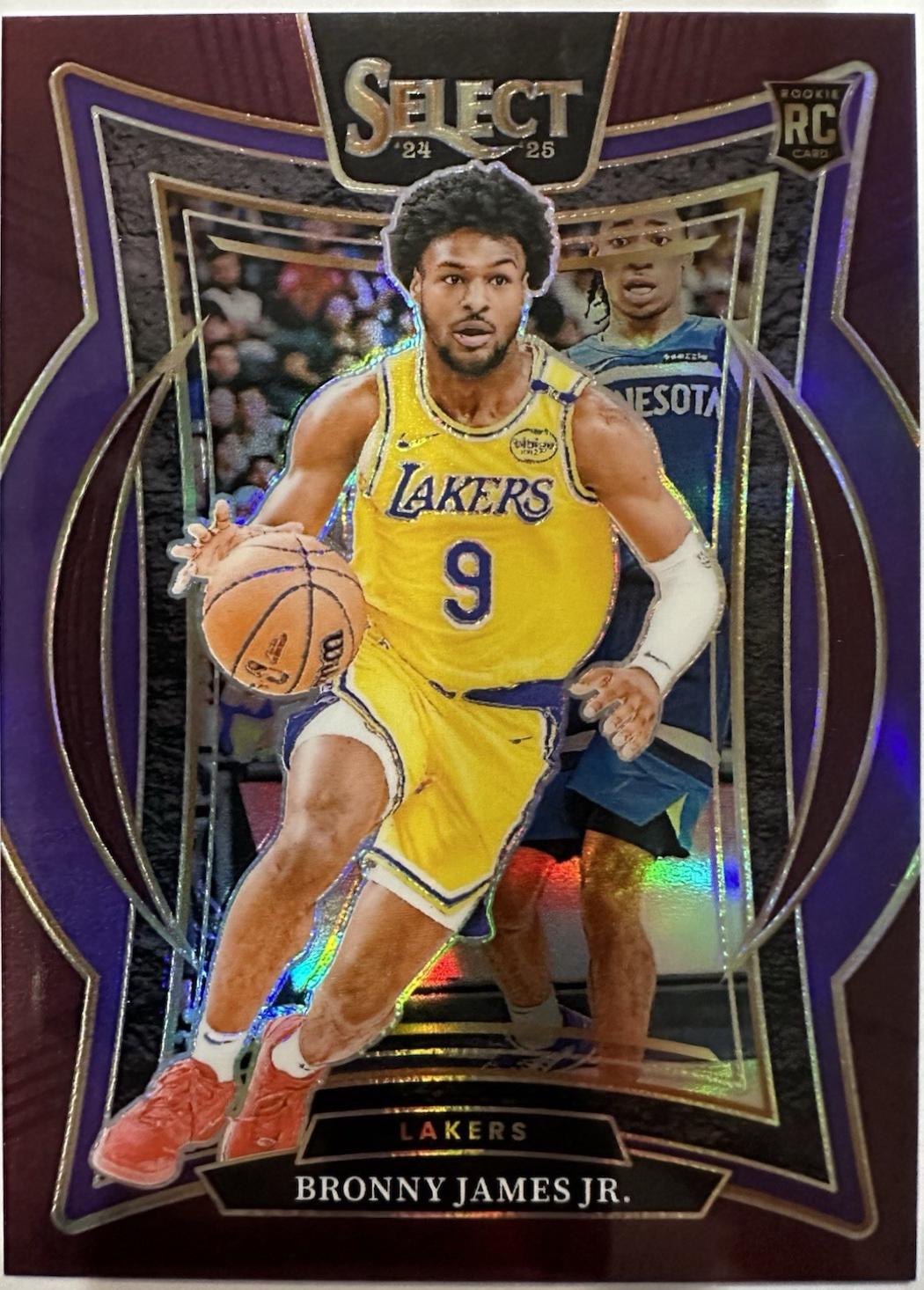 Bronny James Jr. [Maroon Prizm] #90