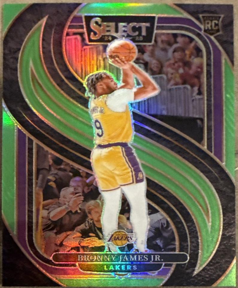 Bronny James Jr. [Neon Green Prizm] #179