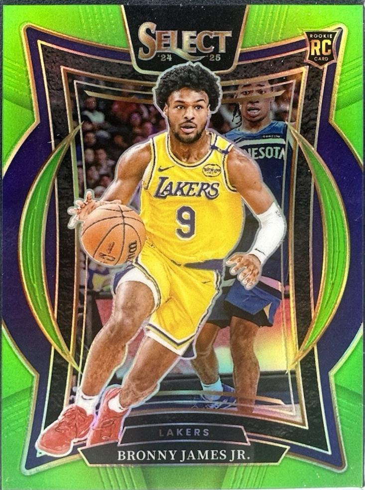 Bronny James Jr. [Neon Green Prizm] #90