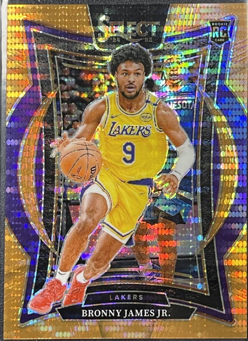 Bronny James Jr. [Neon Orange Pulsar Prizm] #90