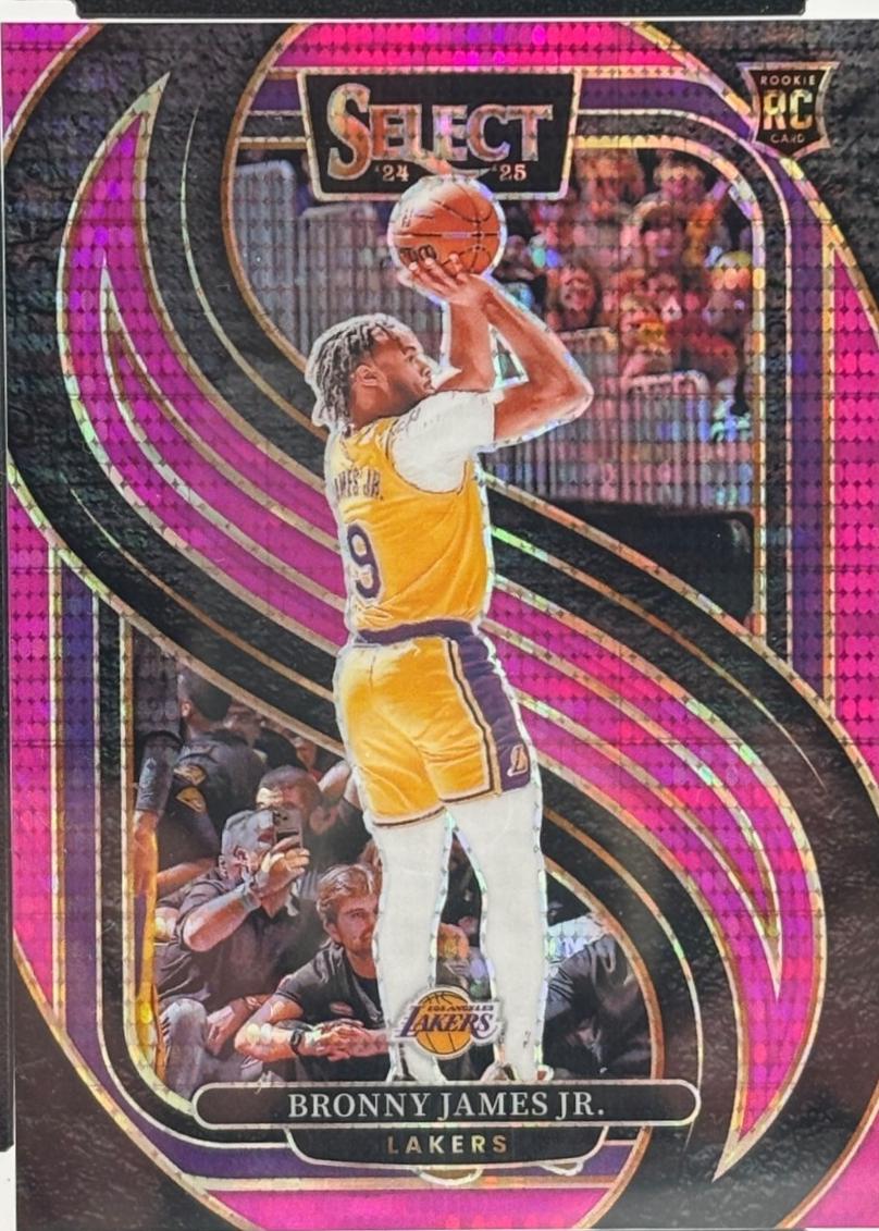 Bronny James Jr. [Neon Purple Pulsar Prizm] #179