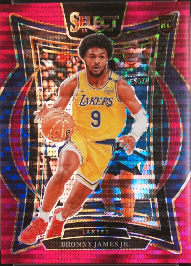 Bronny James Jr. [Neon Purple Pulsar Prizm] #90