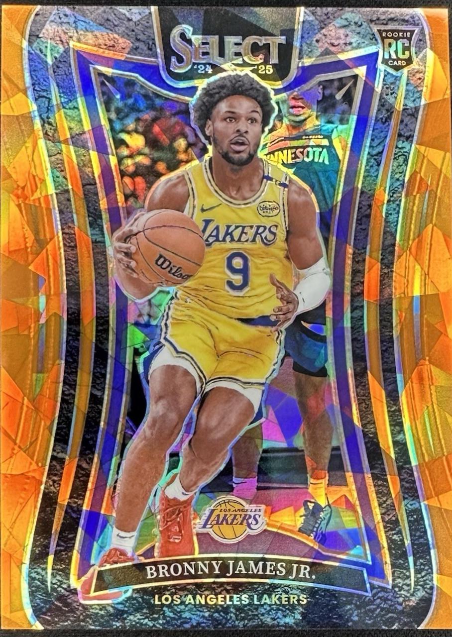 Bronny James Jr. [Orange Cracked Ice Prizm] #369