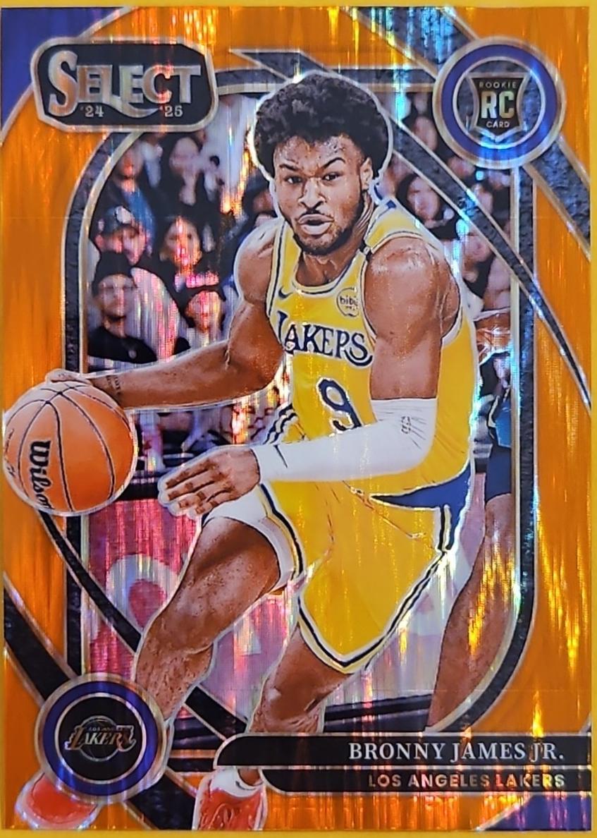 Bronny James Jr. [Orange Flash Prizm] #290