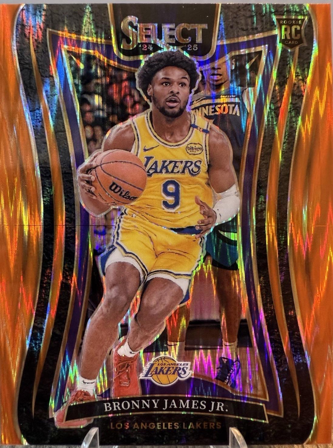 Bronny James Jr. [Orange Flash Prizm] #369