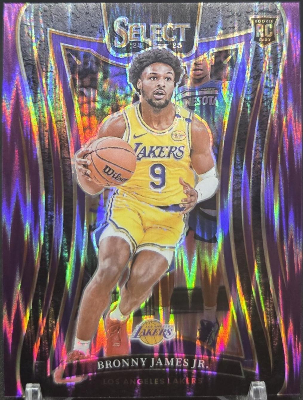 Bronny James Jr. [Purple Flash Prizm] #369