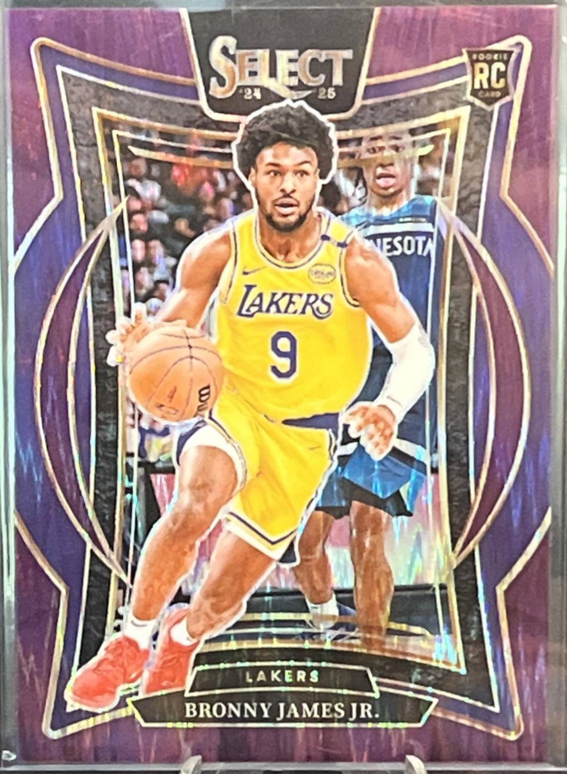 Bronny James Jr. [Purple Flash Prizm] #90