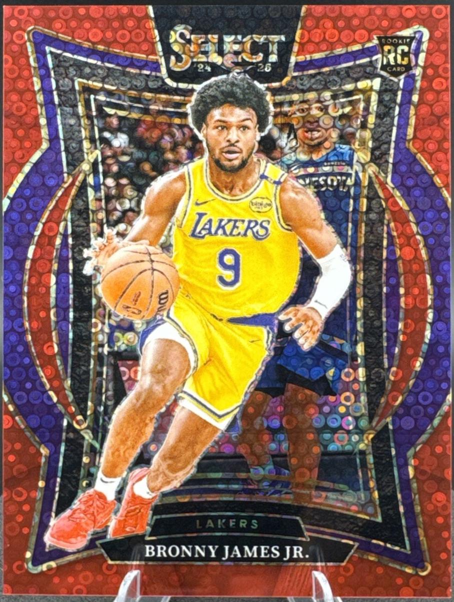 Bronny James Jr. [Red Disco Prizm] #90