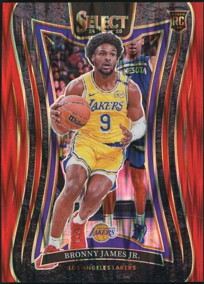 Bronny James Jr. [Red Flash Prizm] #369