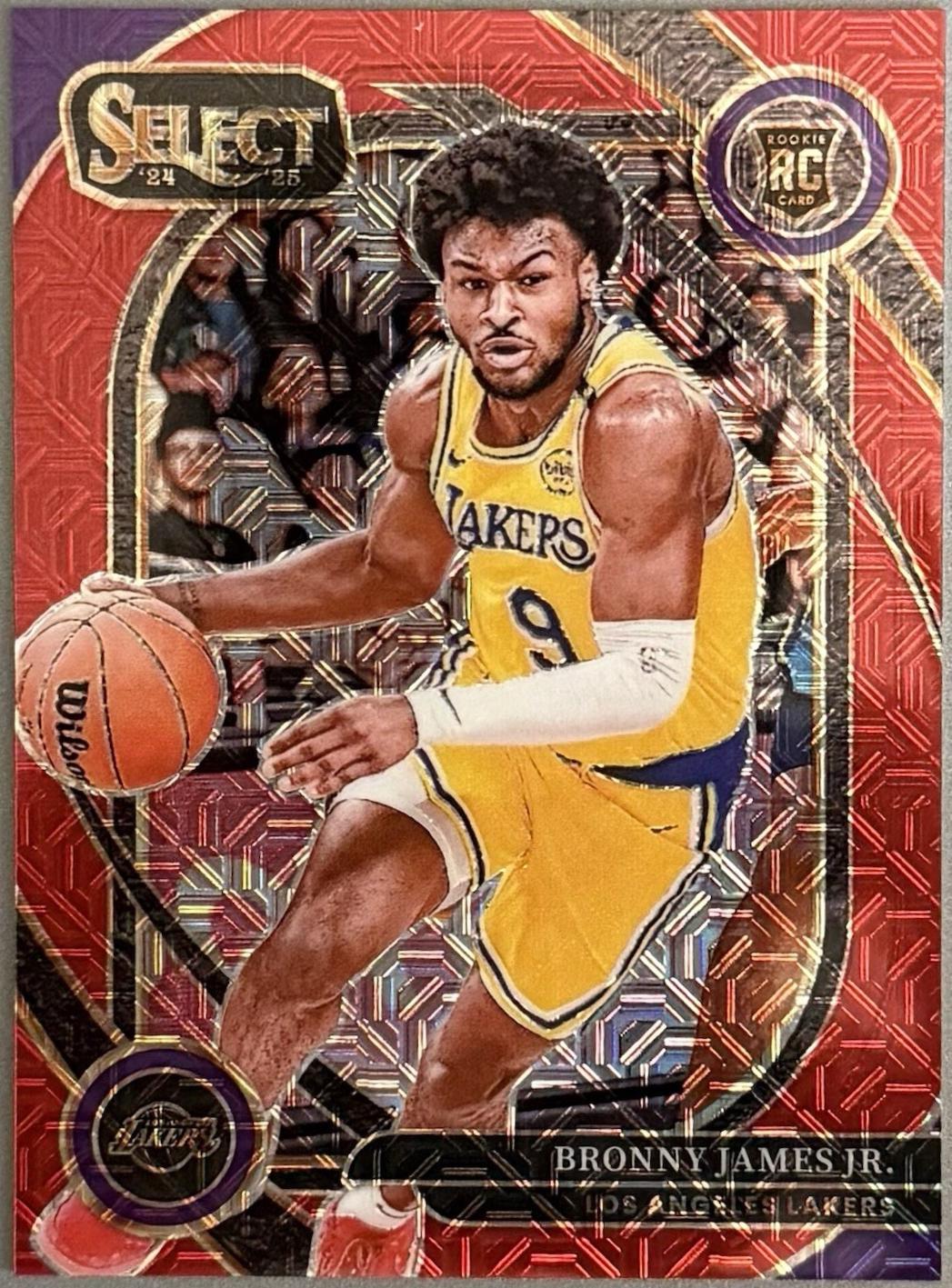 Bronny James Jr. [Red Mojo Prizm] #290