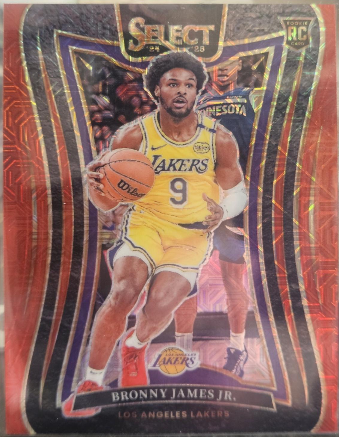 Bronny James Jr. [Red Mojo Prizm] #369