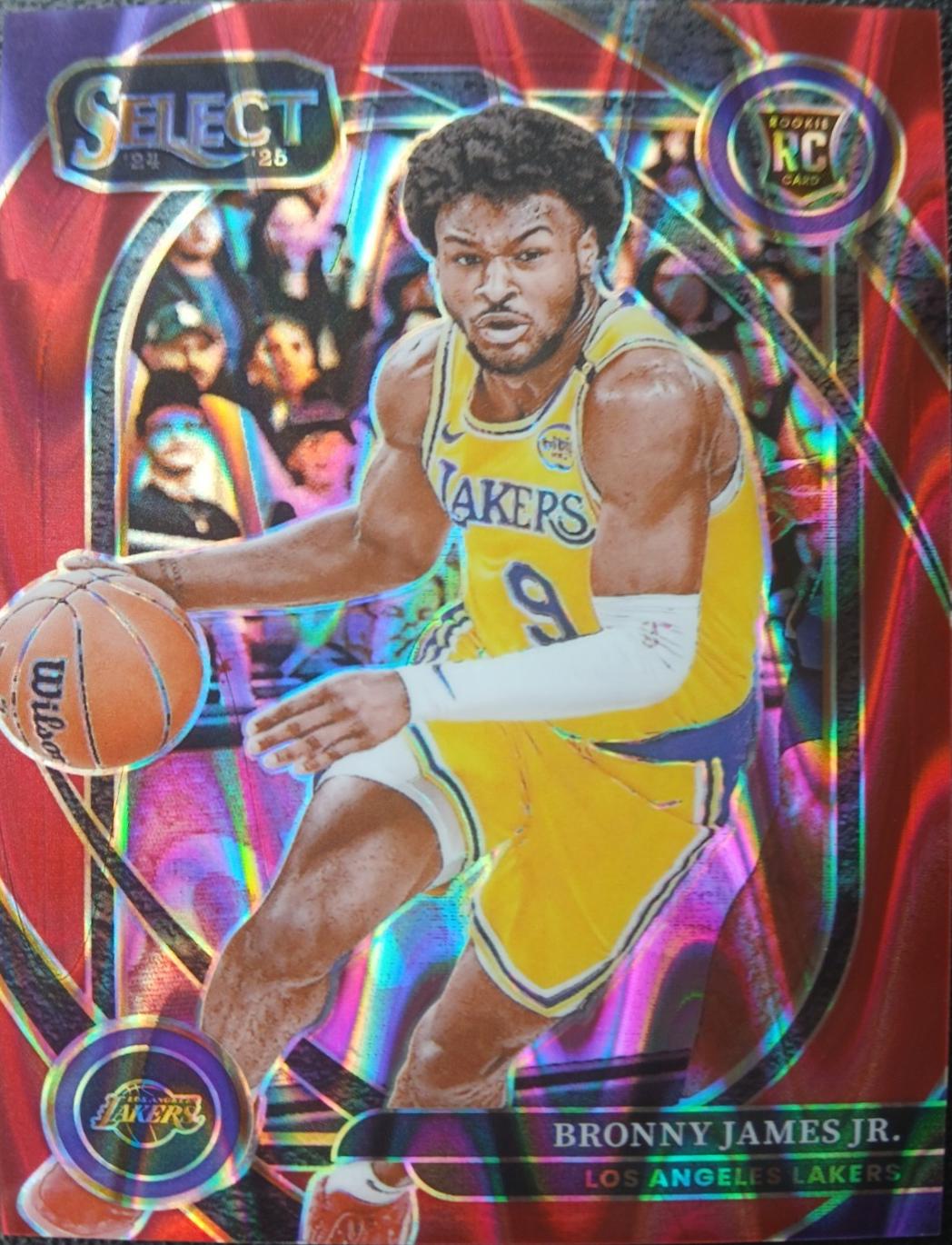 Bronny James Jr. [Red Tectonic Prizm] #369