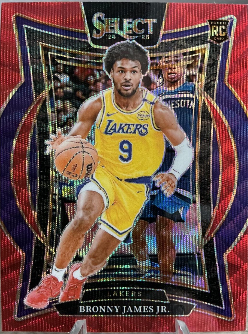 Bronny James Jr. [Red Wave Prizm] #90