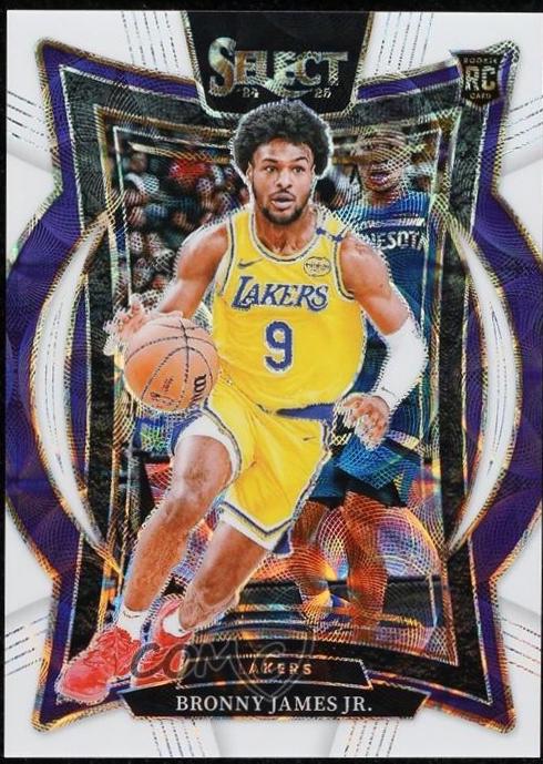 Bronny James Jr. [White Scope Prizm] #90