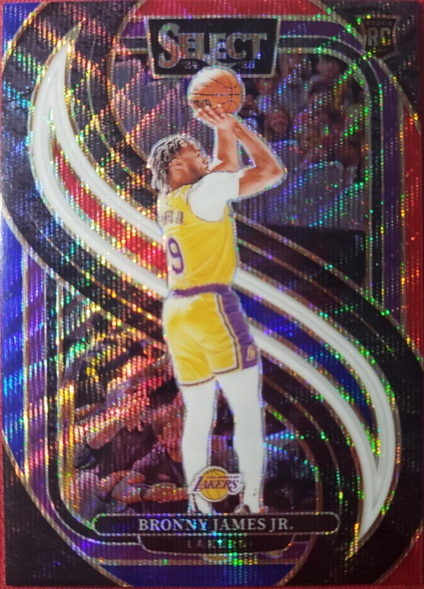 Bronny James Jr. [White Wave Prizm] #179