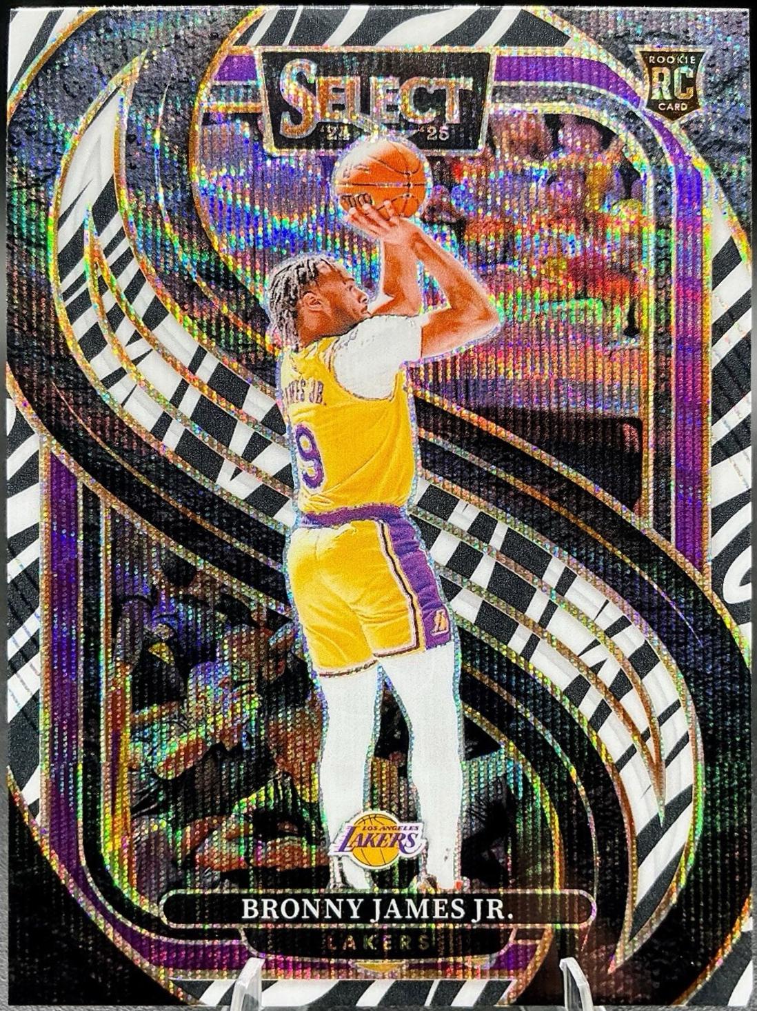 Bronny James Jr. [Zebra Prizm] #179
