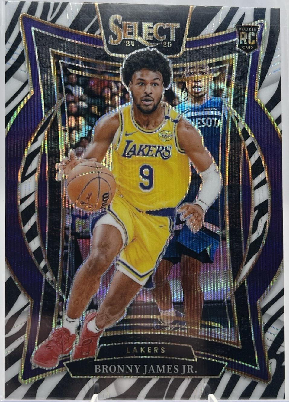 Bronny James Jr. [Zebra Prizm] #90