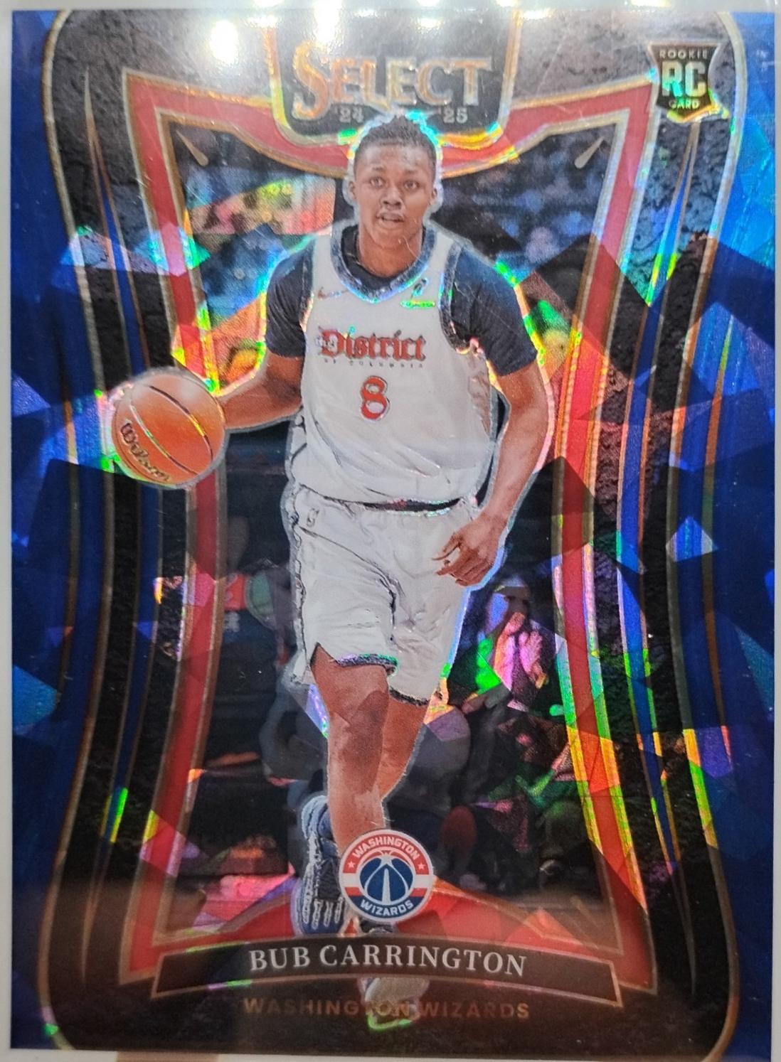 Bub Carrington [Blue Cracked Ice Prizm] #386