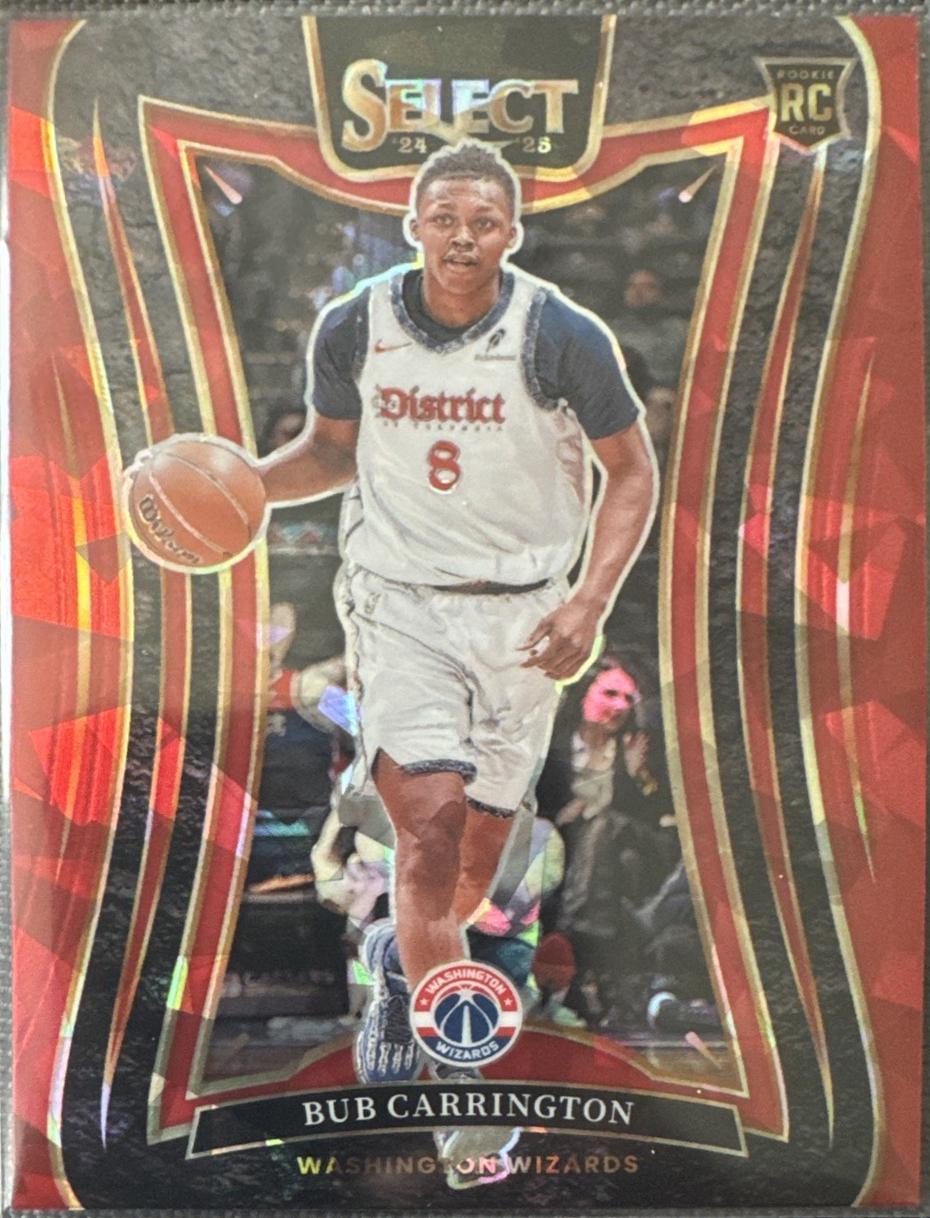Bub Carrington [Red Cracked Ice Prizm] #386