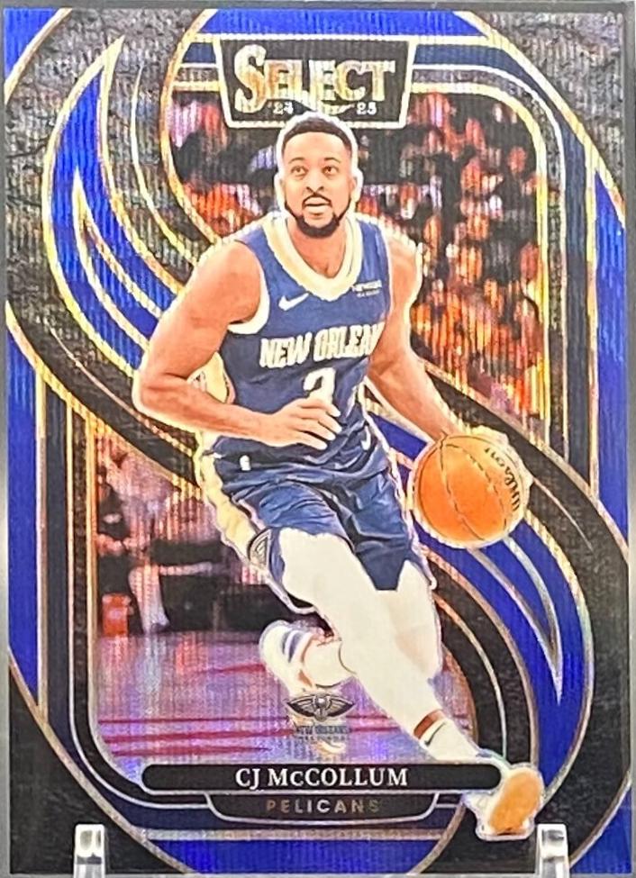 CJ McCollum [Blue Wave Prizm] #133