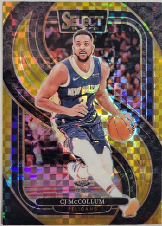 CJ McCollum [Bronze Checker Prizm] #133