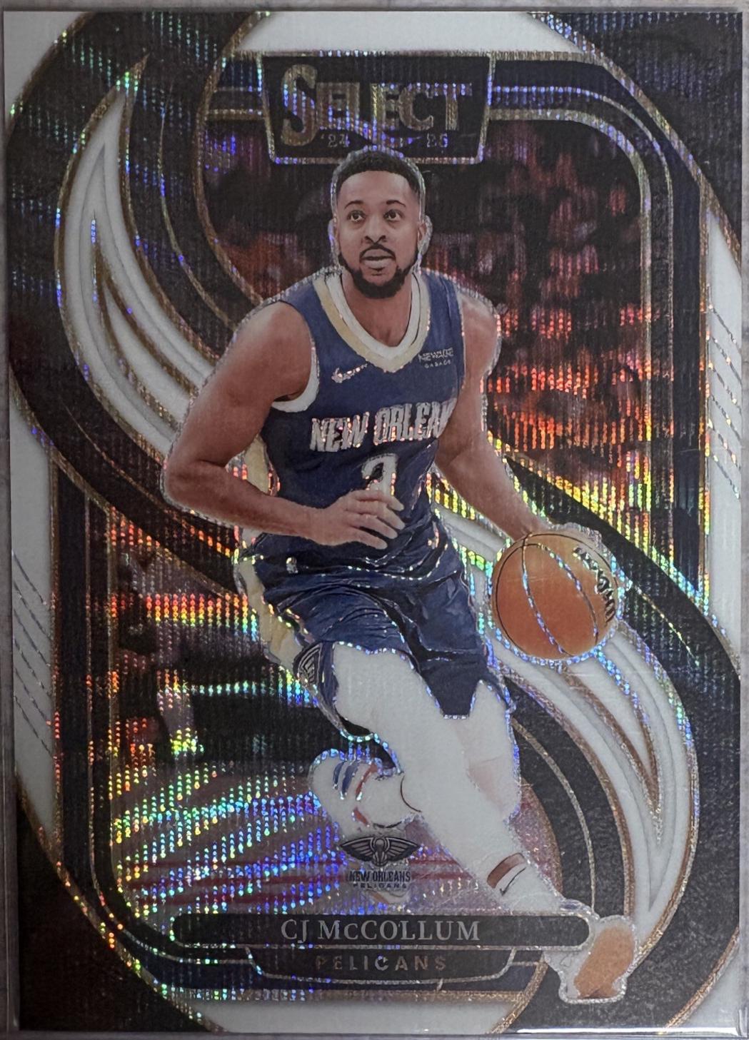CJ McCollum [White Wave Prizm] #133