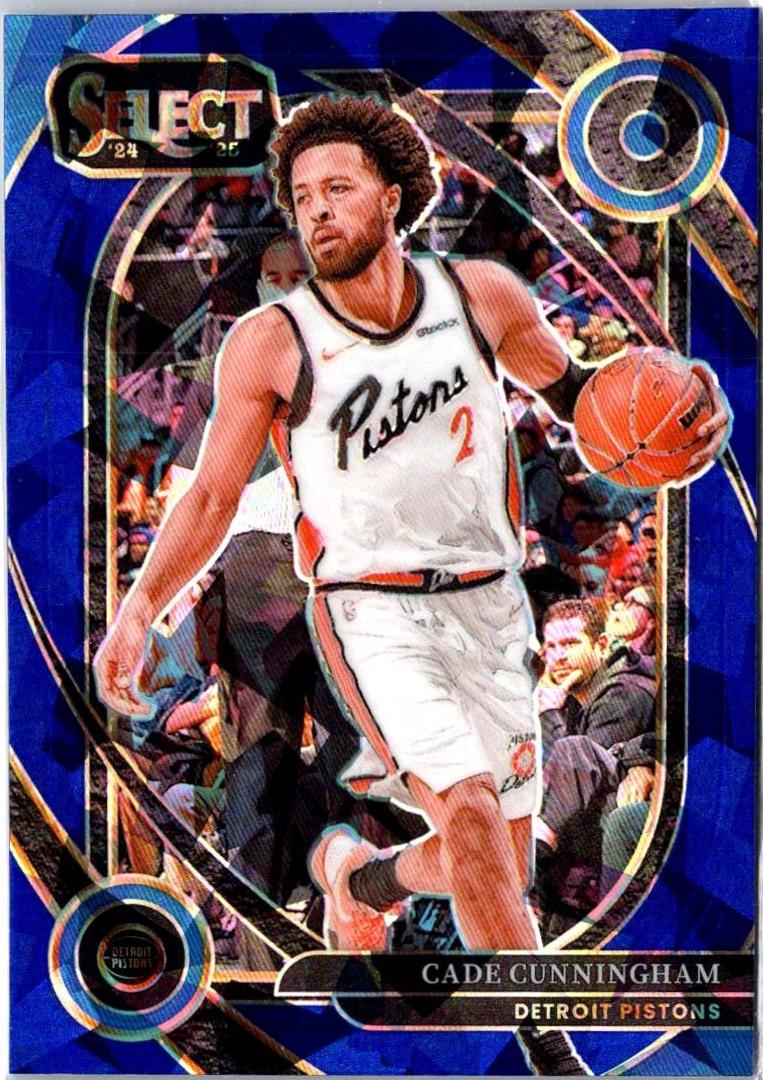 Cade Cunningham [Blue Cracked Ice Prizm] #224
