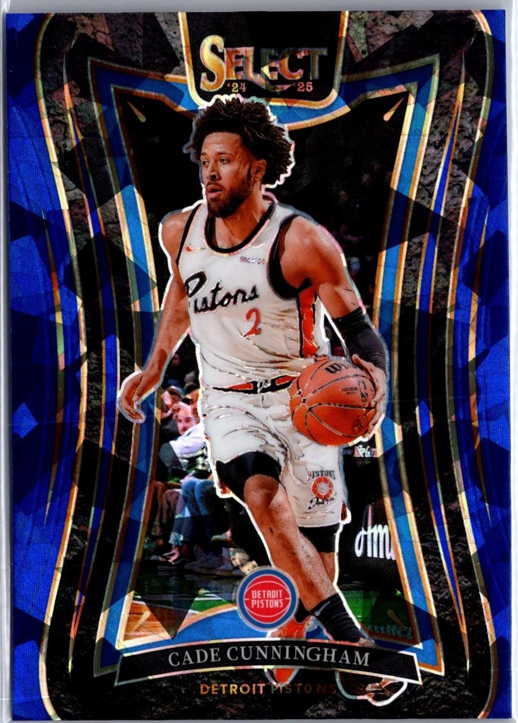 Cade Cunningham [Blue Cracked Ice Prizm] #301