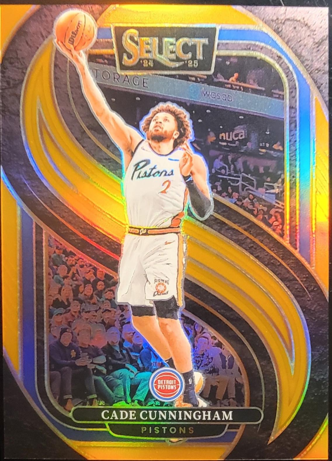 Cade Cunningham [Bronze Checker Prizm] #164