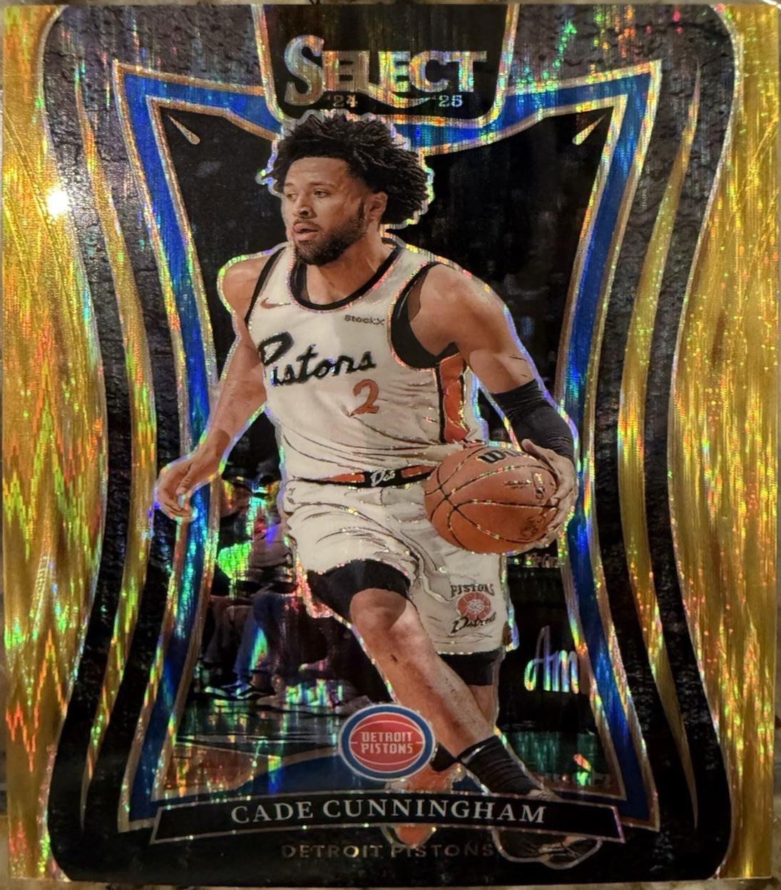 Cade Cunningham [Gold Tectonic Prizm] #301