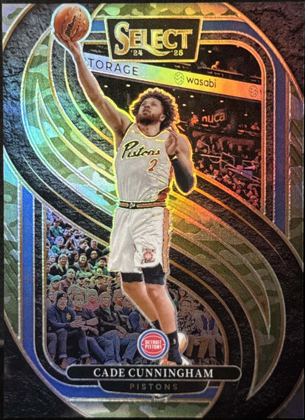 Cade Cunningham [Green Camo Prizm] #164