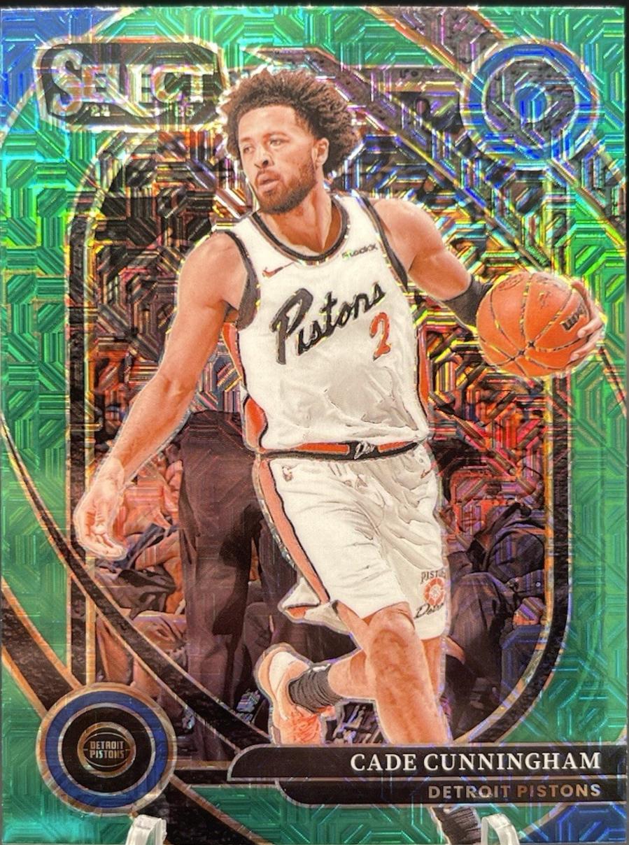 Cade Cunningham [Green Mojo Prizm] #224
