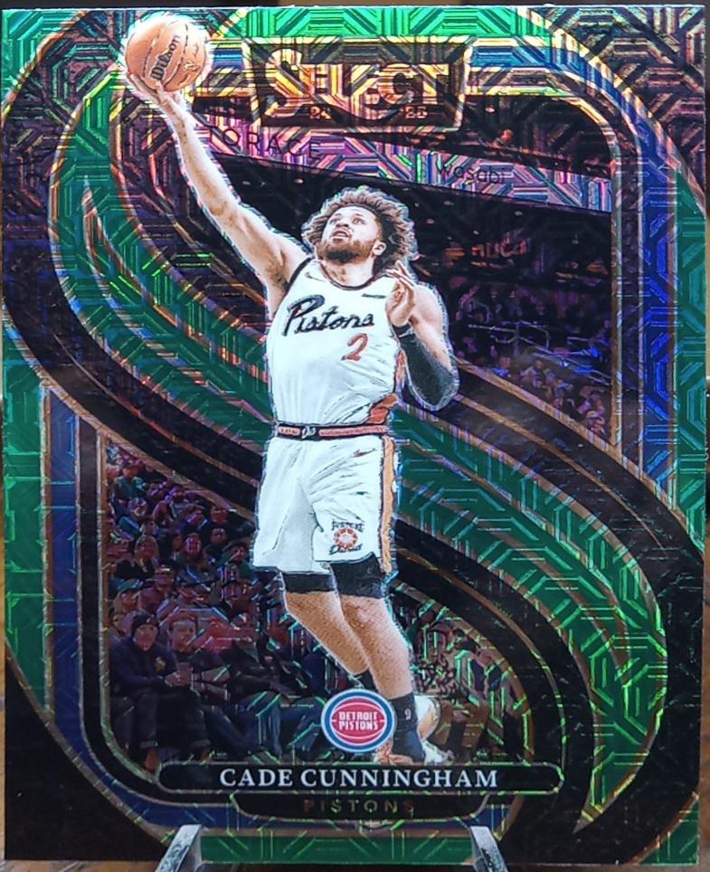 Cade Cunningham [Green Stars Prizm] #164