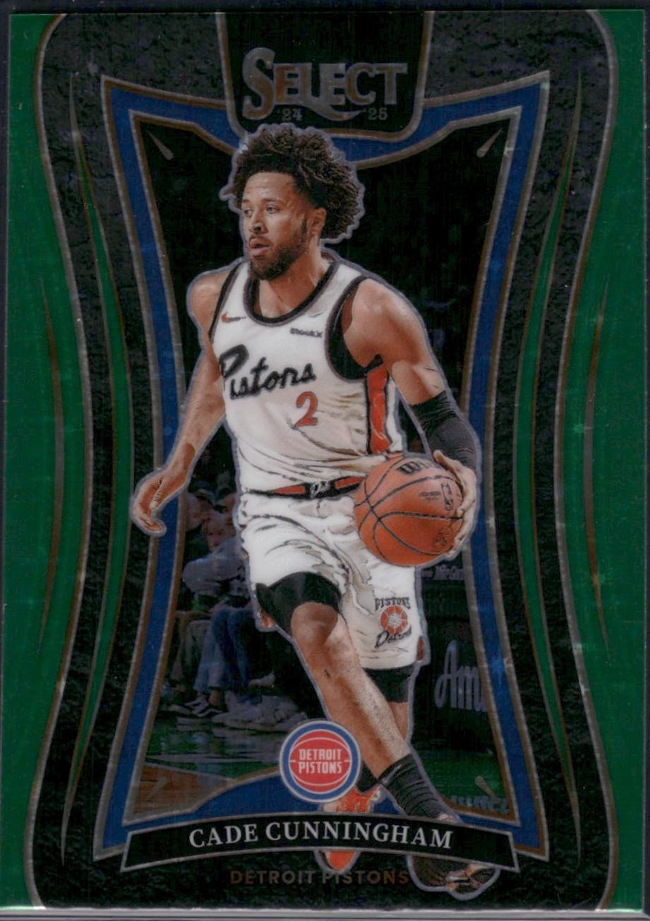Cade Cunningham [Green Stars Prizm] #301