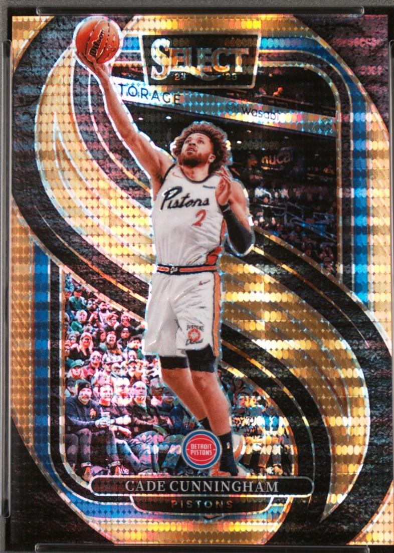 Cade Cunningham [Neon Orange Pulsar Prizm] #164
