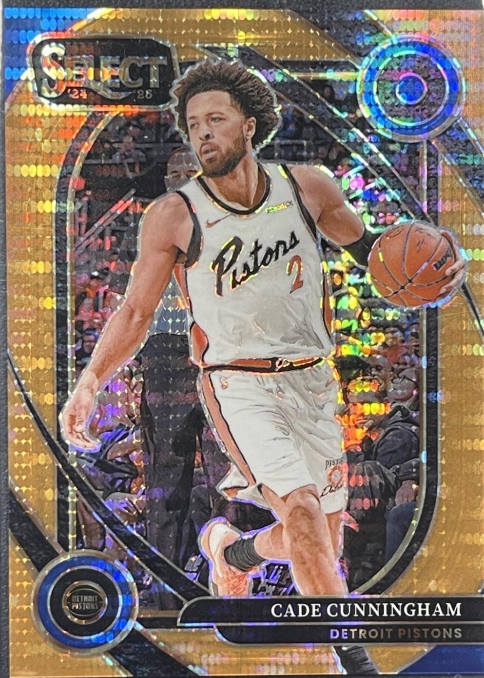 Cade Cunningham [Neon Orange Pulsar Prizm] #224
