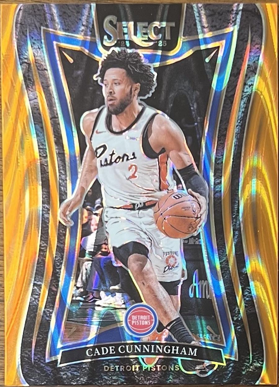 Cade Cunningham [Orange Tectonic Prizm] #301