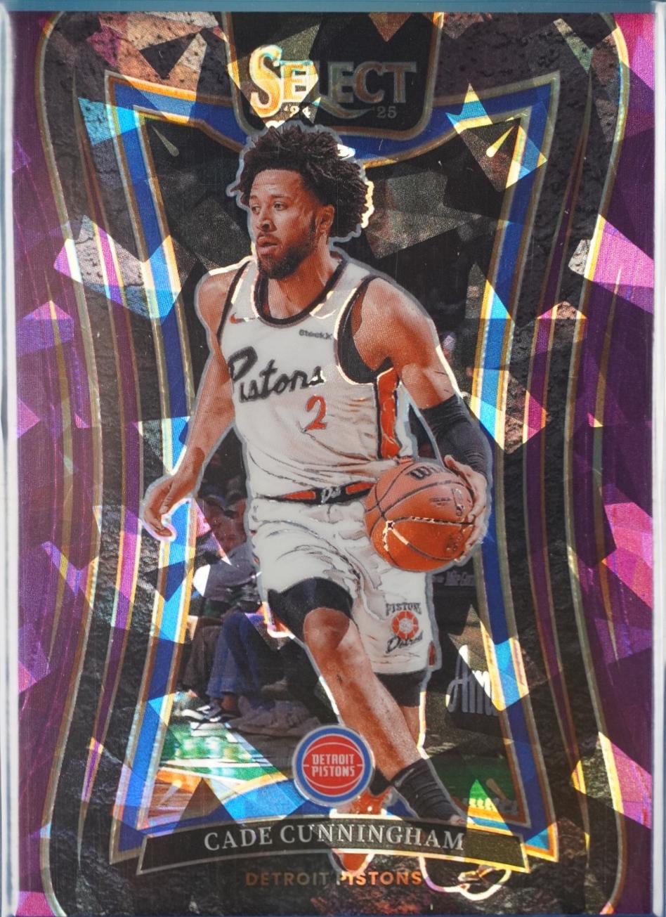 Cade Cunningham [Purple Cracked Ice Prizm] #301