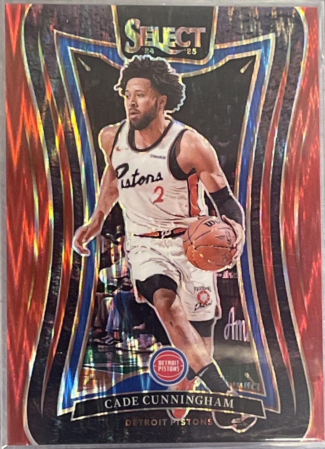 Cade Cunningham [Red Flash Prizm] #301