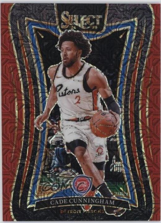 Cade Cunningham [Red Mojo Prizm] #301