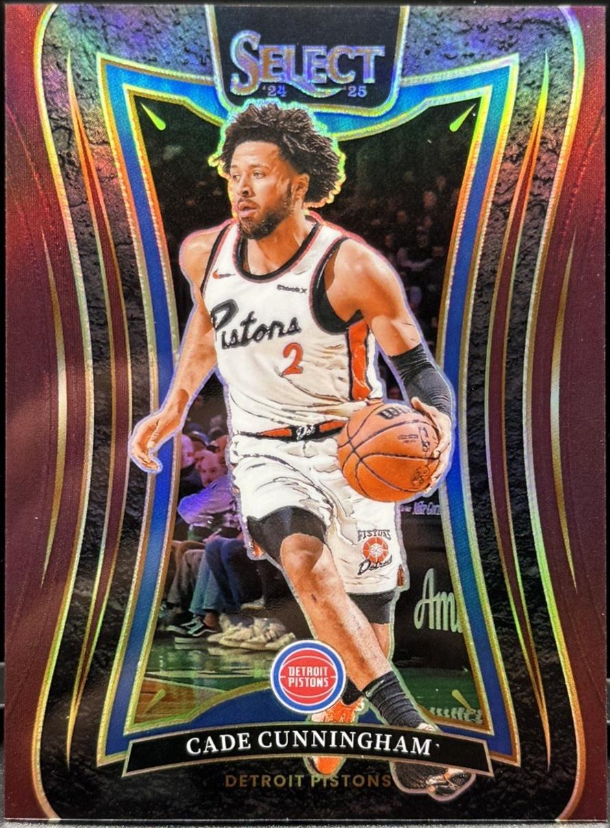 Cade Cunningham [Red Tectonic Prizm] #301