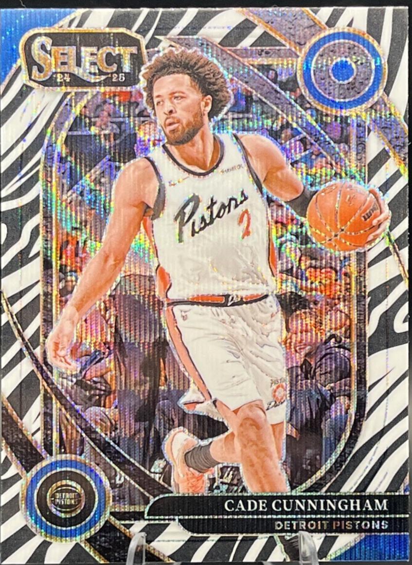 Cade Cunningham [Zebra Prizm] #224